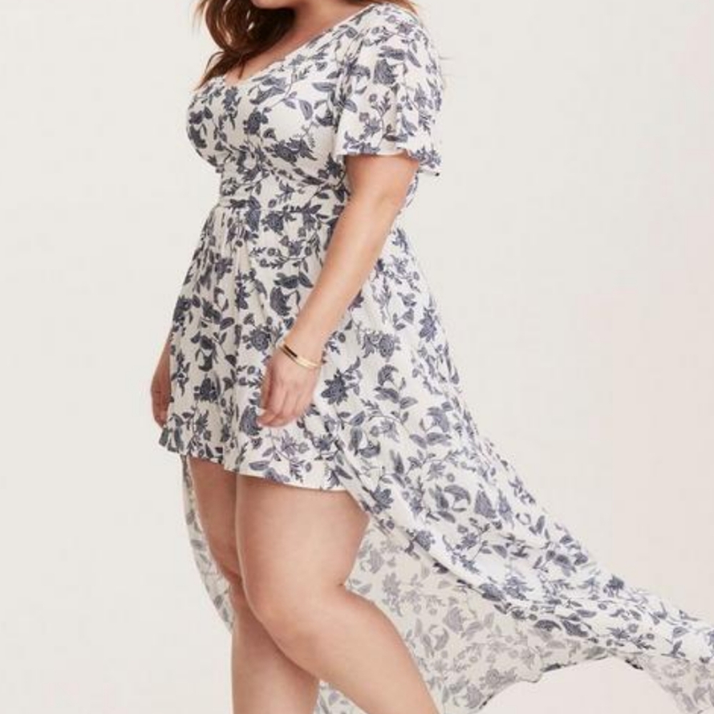 Torrid Challis Walkthrough Romper Dress